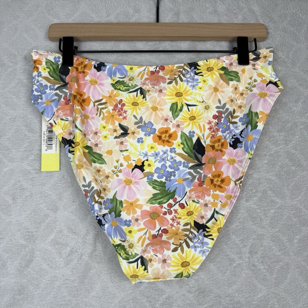 Summersalt x Rifle Paper Marguerite Bikini 2 Piece Swimsuit 12 Floral Boho Beach - Picture 9 of 12